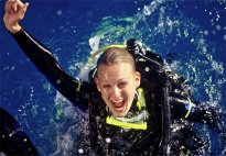 Croatia Diving: Happy PADI Open water student